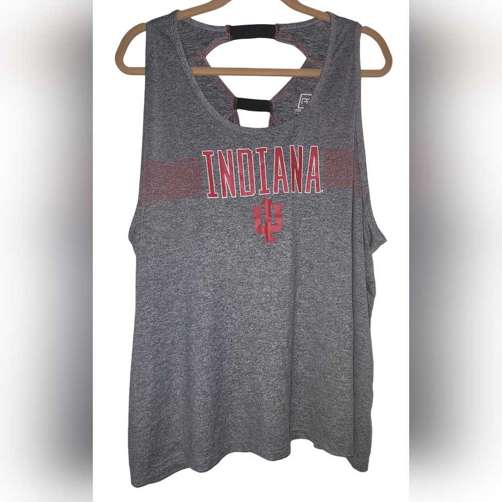 Pro Edge Heather Gray INDIANA Athletic Tank